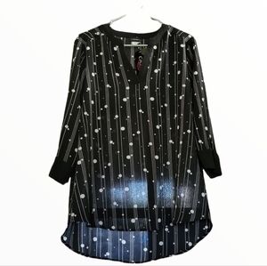 Cocomo large semi sheer blouse